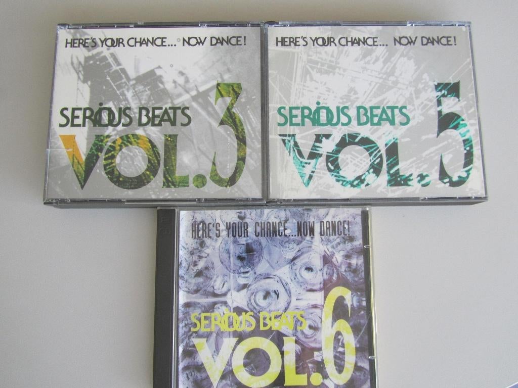 LOTJE VAN 3 SERIOUS BEATS CDS (Volume 3-5-6), Cd's en Dvd's, Cd's | Dance en House, Gebruikt, Techno of Trance, Ophalen of Verzenden