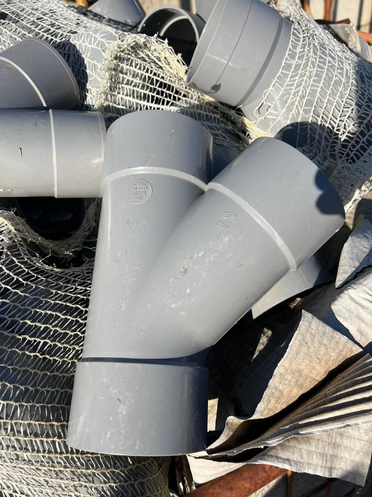 Pvc hulpstuk diam 90, Doe-het-zelf en Bouw, Buizen en Afvoer, Ophalen, Zo goed als nieuw, PVC