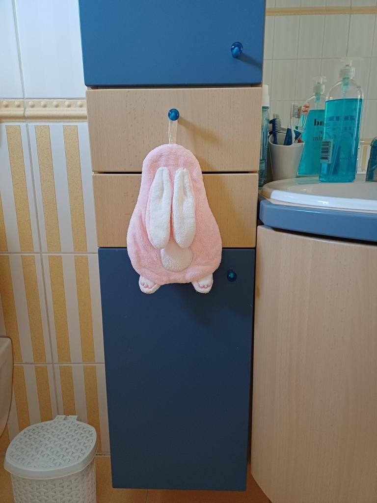 Essuie, serviette lapin, Enlèvement ou Envoi, Neuf, Bleu, Serviette