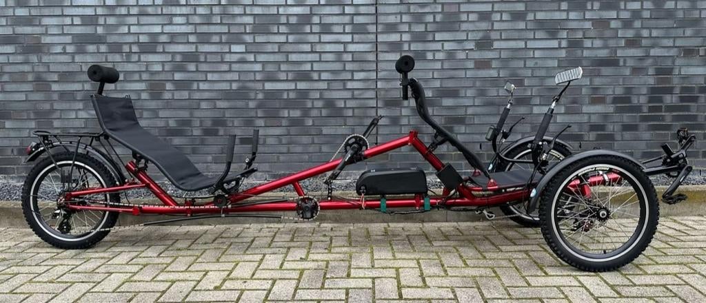 Elektrische Trikexplorer Ligfiets Tandem 25% korting!!, Fietsen en Brommers, Ophalen of Verzenden