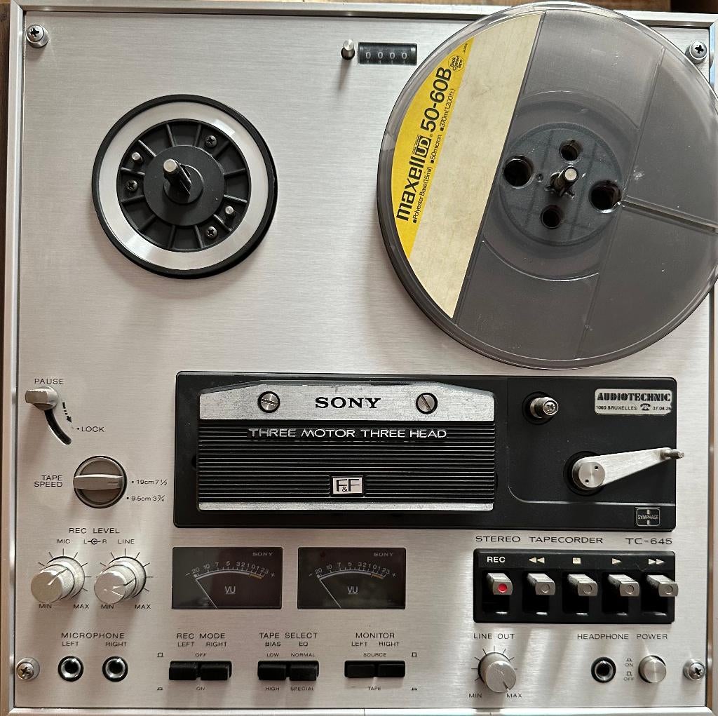 Deck à bandes SONY TC-645, Enlèvement, Sony