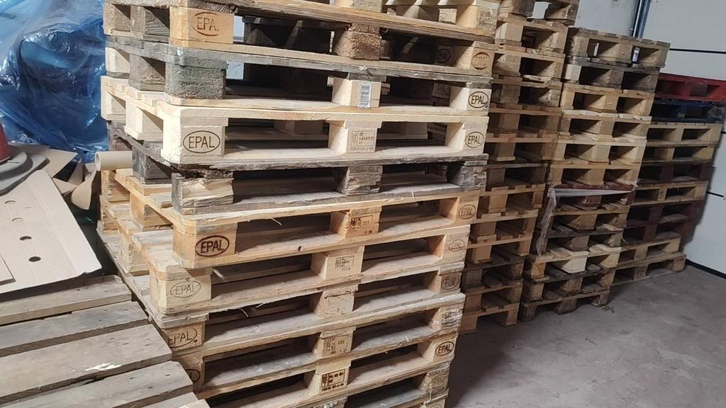 Europalettes à vendre, Bricolage & Construction, Bois & Planches, Enlèvement, Comme neuf