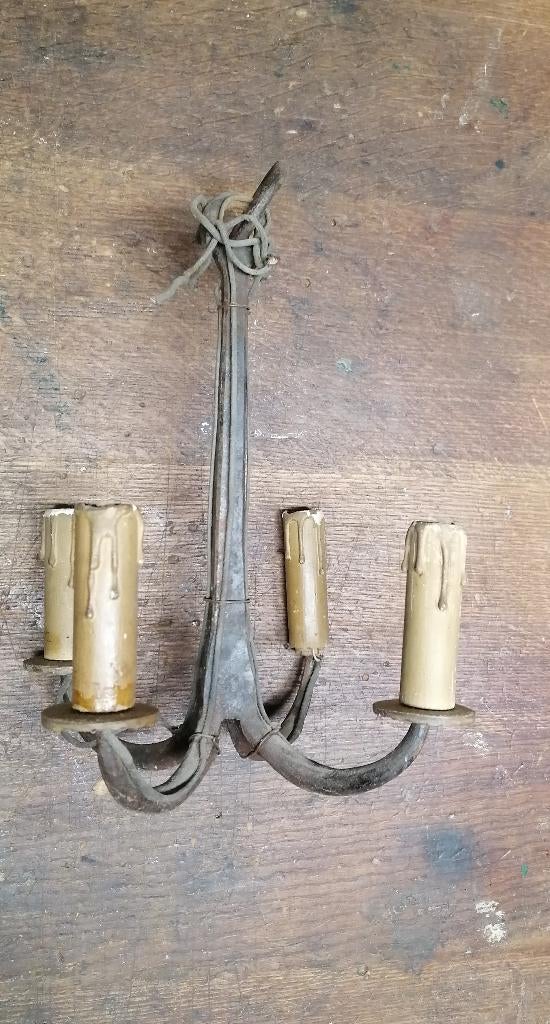 Antieke grijplampdecoratie, Antiek en Kunst, Antiek | Verlichting, Verzenden