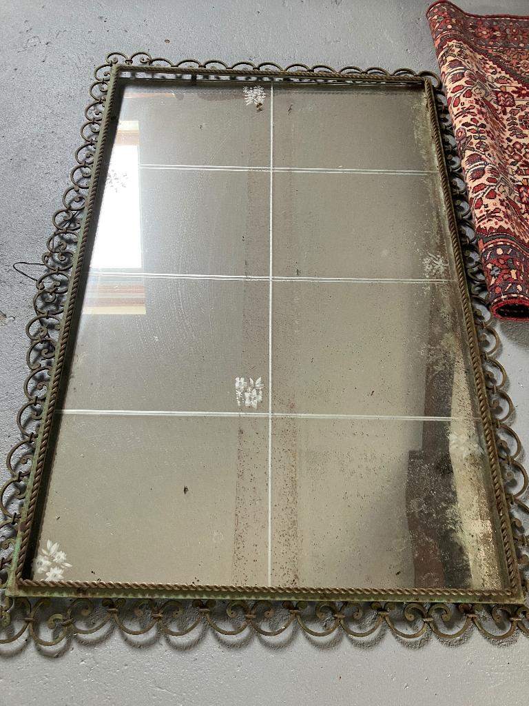 Oude spiegel, Ophalen