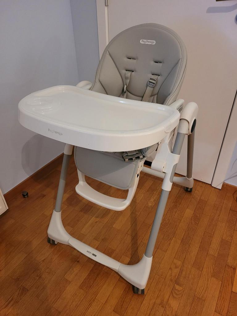 Peg Perego Prima Pappa Follow Me kinderstoel, Ophalen, Gebruikt, Meegroeistoel, Gordel(s)