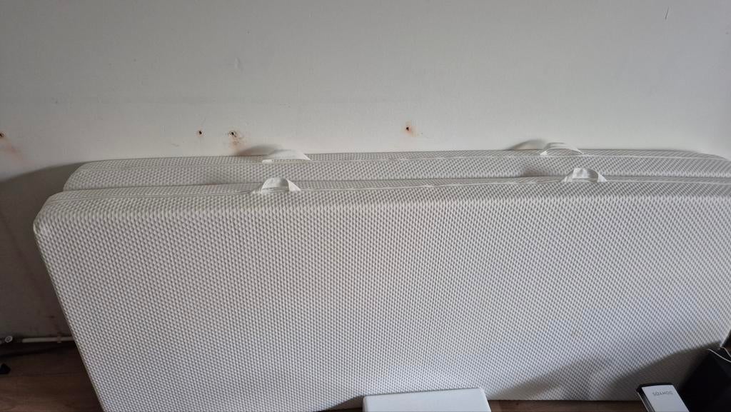 2 x Ikea Abygda 80 cm, Matelas, Comme neuf, 200 cm, Deux personnes