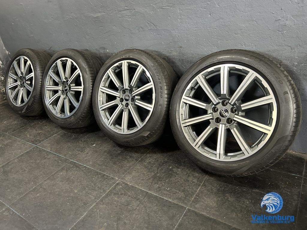 Originele Audi Q7 SQ7 S-Line 4M 20 inch velgen 5x112 zomerba, Gebruikt, 255 mm, -, -