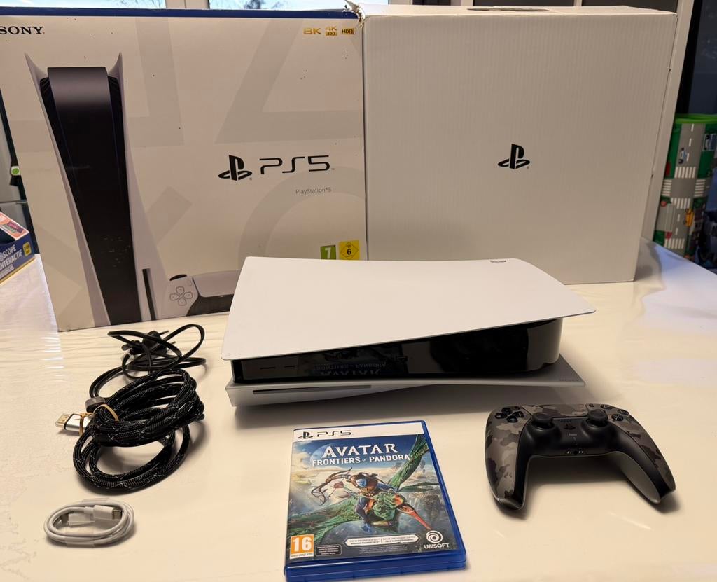 PS5-schijf + SSD 2 TB + spel, Ophalen, Gebruikt, Playstation 5
