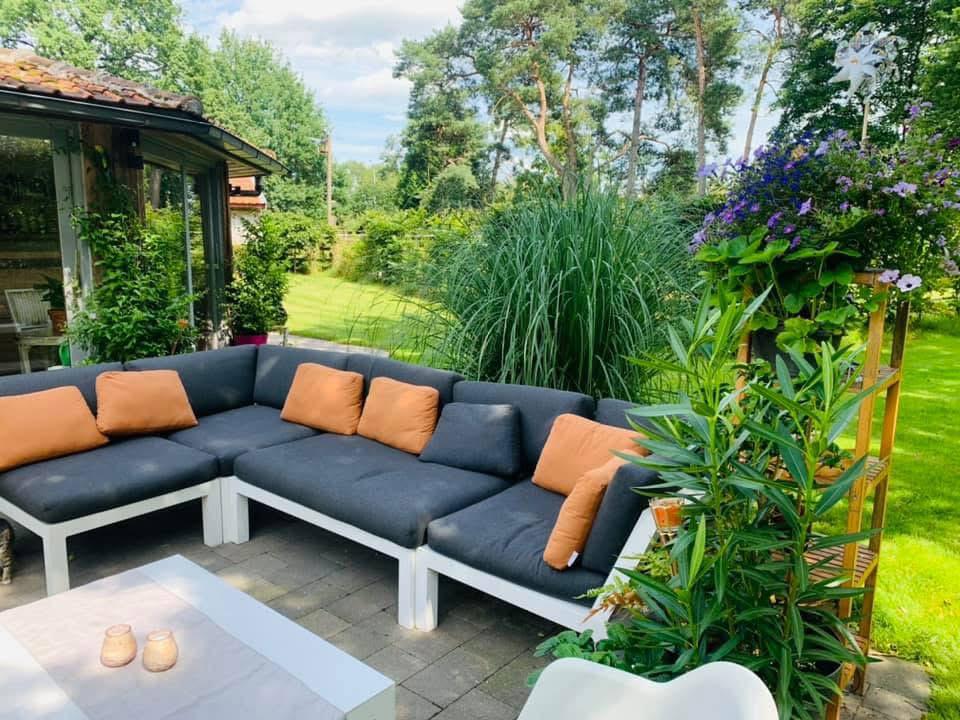 Lounge set Jati & Kebon – modulair – als nieuw, Ophalen, 4 zitplaatsen, Aluminium, Zo goed als nieuw