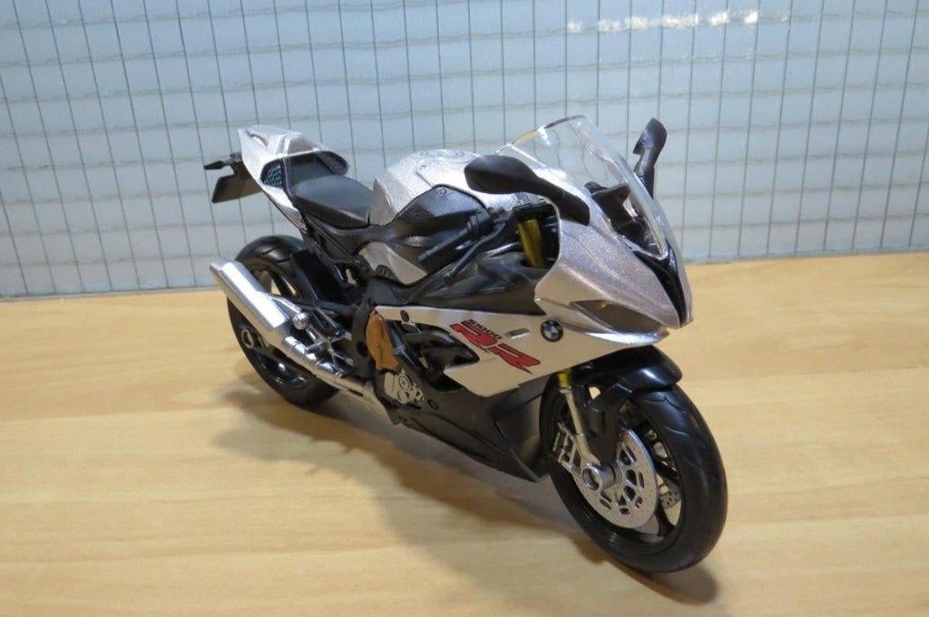 BMW S1000RR zilv. 1:12, Ophalen of Verzenden, Nieuw, 1:9 t/m 1:12, Motor