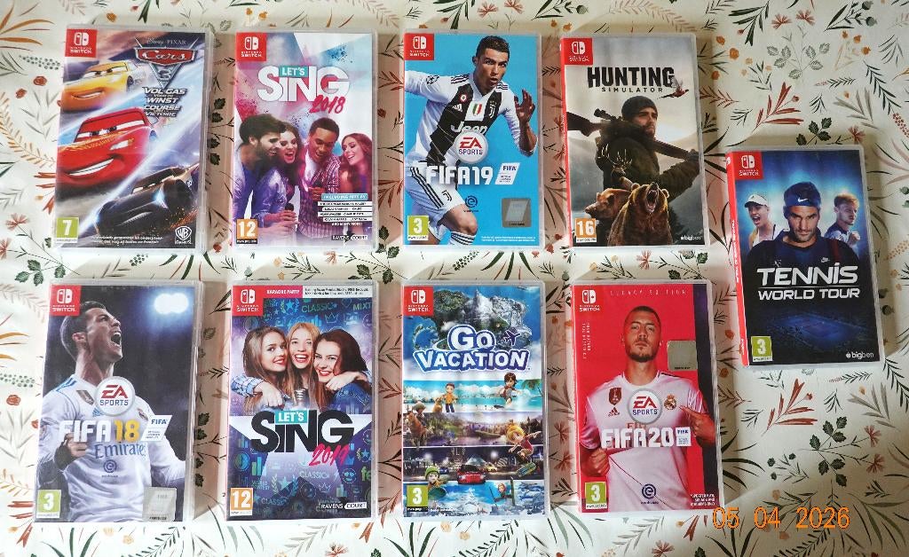 Lotje van 9 Switch spelletjes, Games en Spelcomputers, Games | Nintendo Switch, Gebruikt, Overige genres, 3 spelers of meer, Vanaf 3 jaar