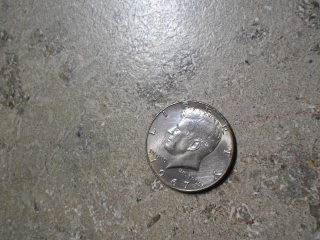 Zilveren halve dollar - John F. Kennedy 1967., Postzegels en Munten, Munten | Amerika, Ophalen of Verzenden, Losse munt, Zilver