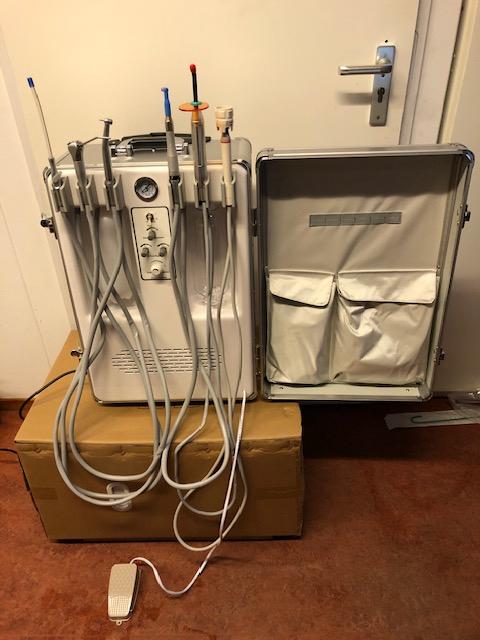 Draagbare dentale tandheelkundige unit incl. set handstukken, Enlèvement ou Envoi, Niet ingevuld, Niet ingevuld, Neuf