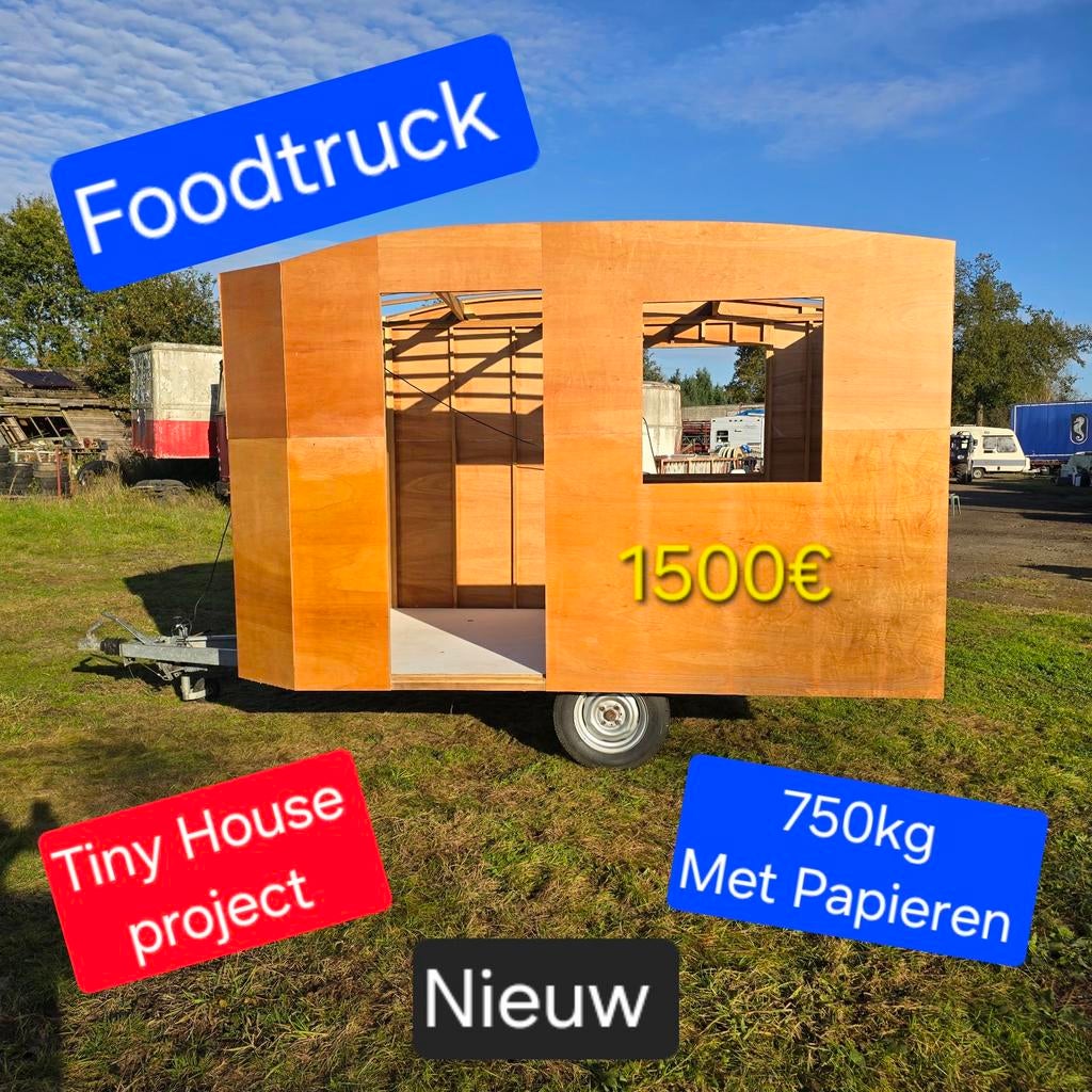 Tiny House, wagon gitan, food truck, caravane, châssis, cons, Caravanes & Camping, Enlèvement