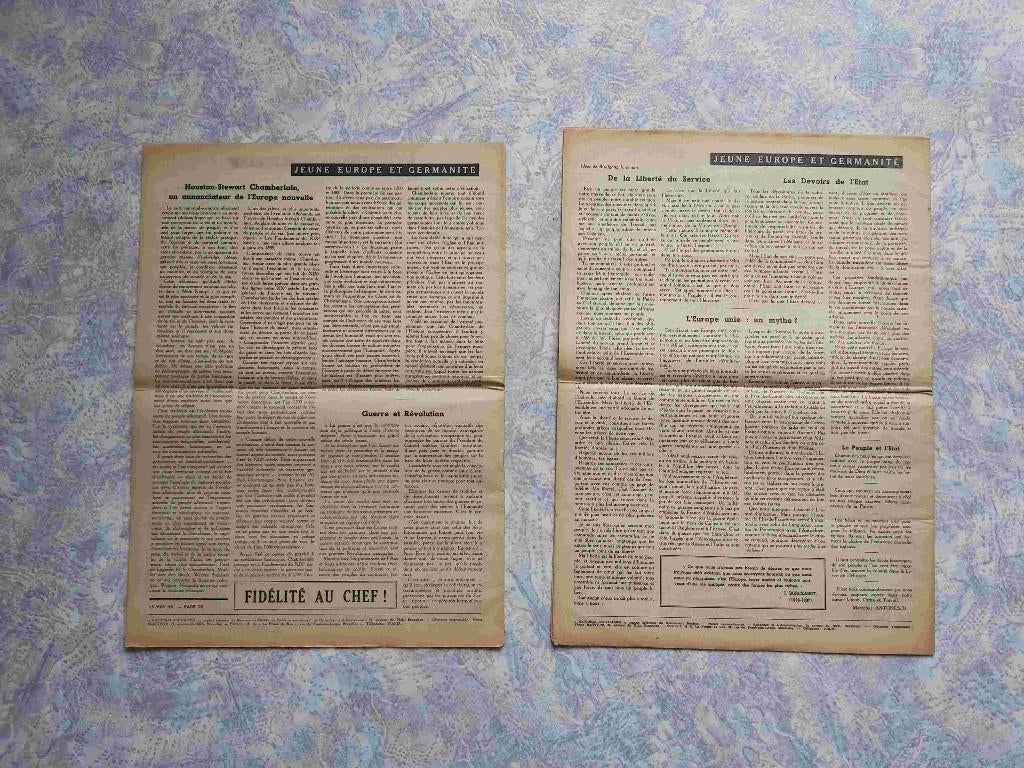 Rex Degrelle Oostfront Est Brigade Wehrmacht Rusland Brigade, Collections, Envoi, 1940 à 1960, Journal