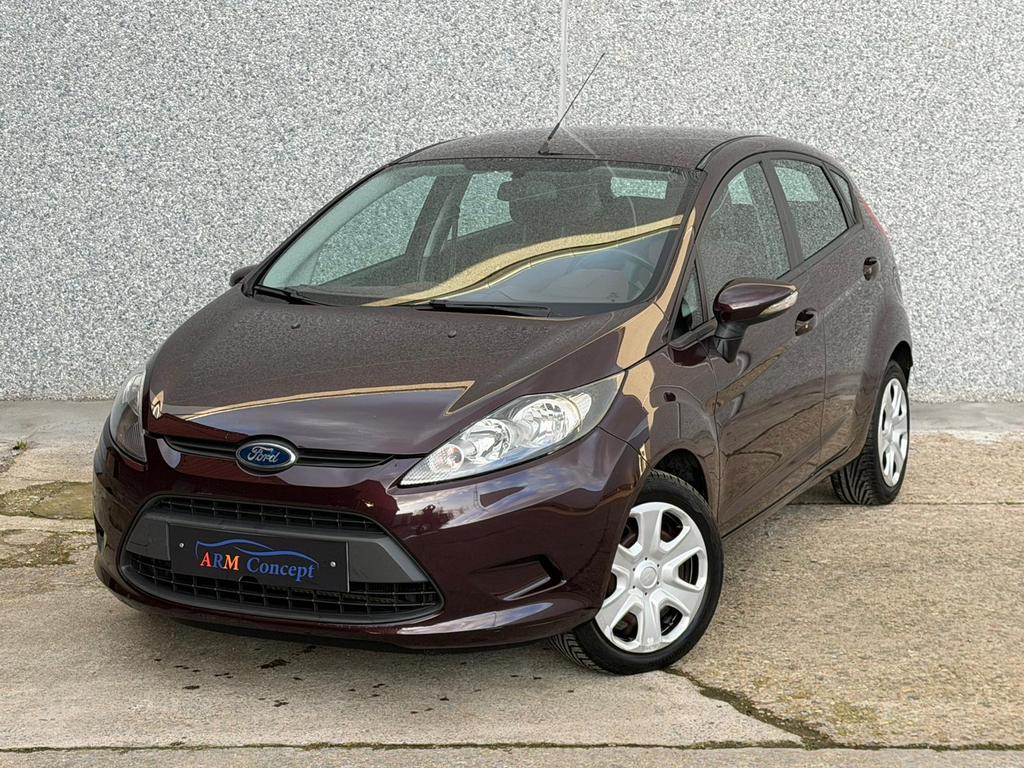 Ford Fiesta 1.25 essence 2009 prête à immatriculer, Rouge, Achat, Entreprise, Boîte manuelle