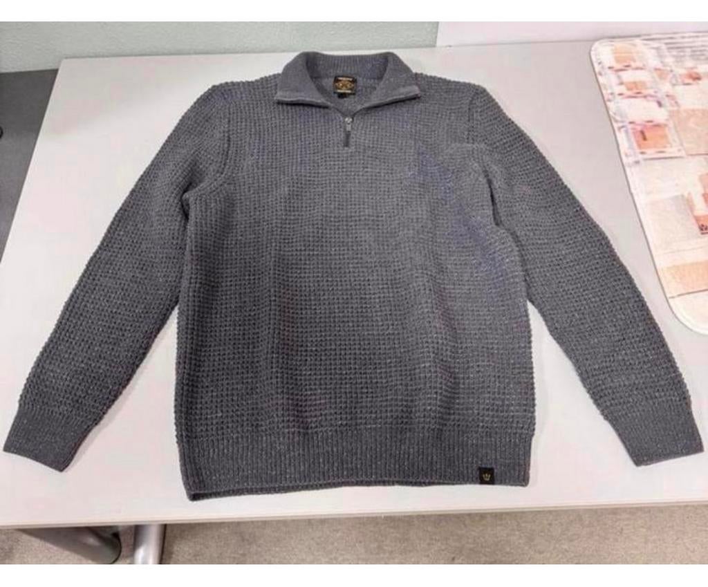 NEXT Premium grade Trui Sweater Vest L grijs grijze mannen, Ophalen of Verzenden, Zo goed als nieuw, Maat 52/54 (L), Grijs