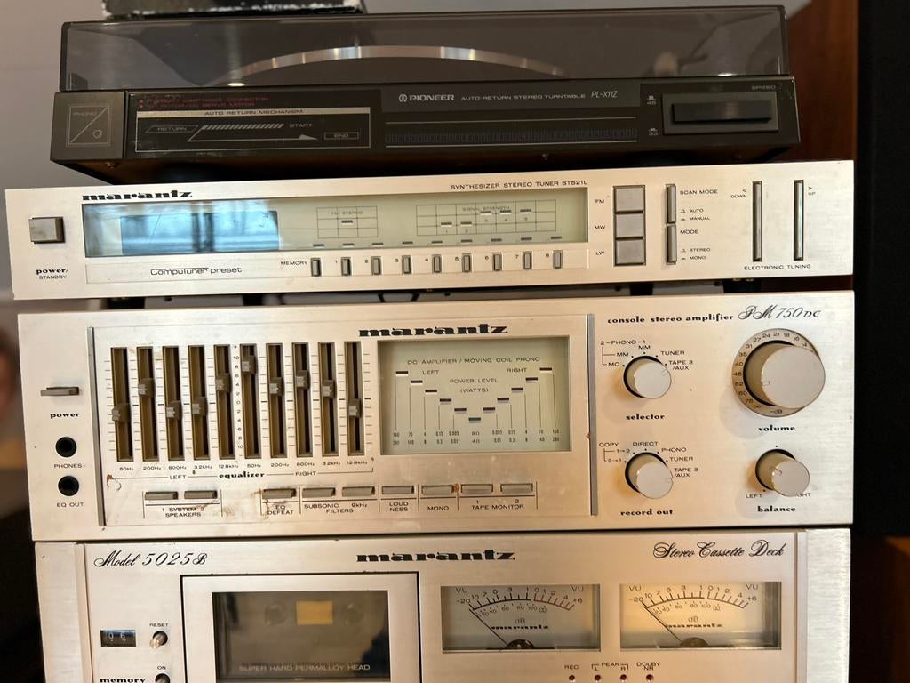 ampli Marantz 750 dc, Ophalen, Gebruikt