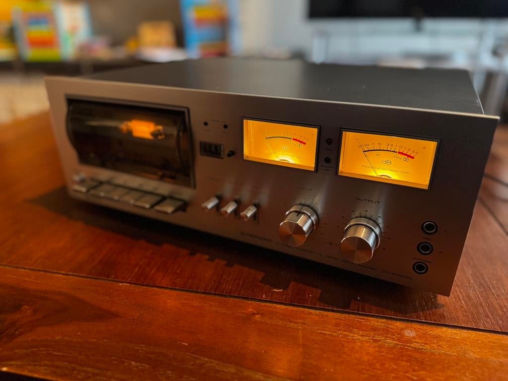 Vintage Pioneer CT-F7070 Cassette Deck (Topstaat), Audio, Tv en Foto, Cassettedecks, Ophalen of Verzenden