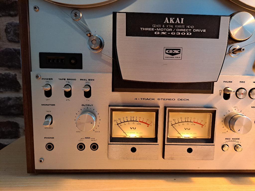 Akai GX-630-D., Audio, Tv en Foto, Bandrecorder, Ophalen of Verzenden, Bandrecorder, Met banden