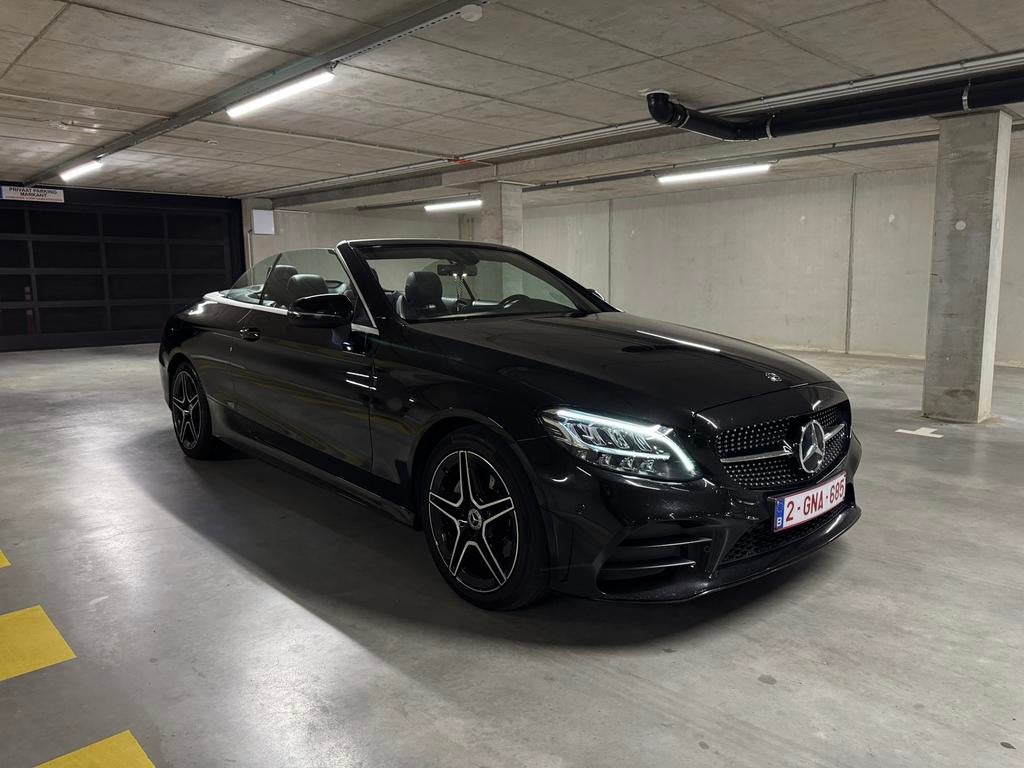 Mercedes-benz C200d cabrio 9G-tronic, Auto's, Mercedes-Benz, Automaat, Achterwielaandrijving, Cabriolet, Leder en Stof