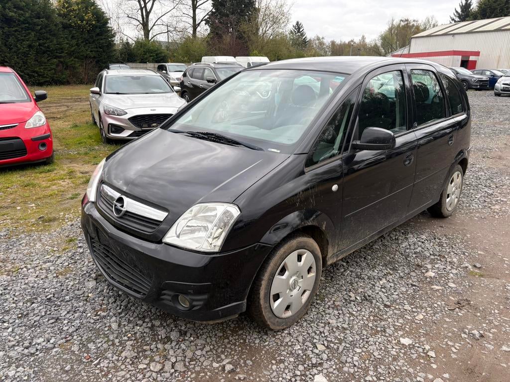 Opel Meriva 1.4 essence Marchand export, Auto's, Stof, Zwart, 4 cilinders, Zwart