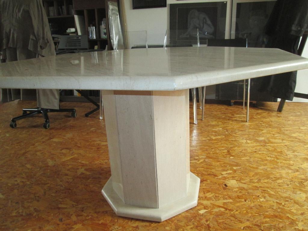 table hexagonale 1m30 de diamètre et 74 cm de hauteur, Maison & Meubles, Enlèvement, Utilisé, Autres formes