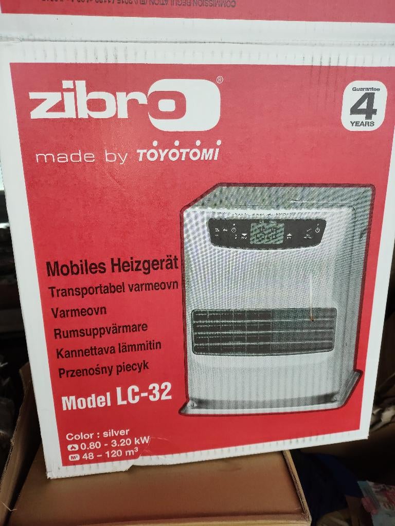 Zibro LC-32 laserpetrolium vuur 120m2, Maison & Meubles, Poêles, Enlèvement ou Envoi, Neuf, Autoportant, Chauffage au kérosène
