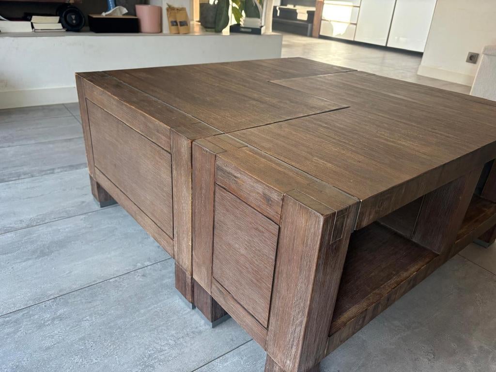 Salontafel Henders en Hazel, Huis en Inrichting, Ophalen, Vierkant