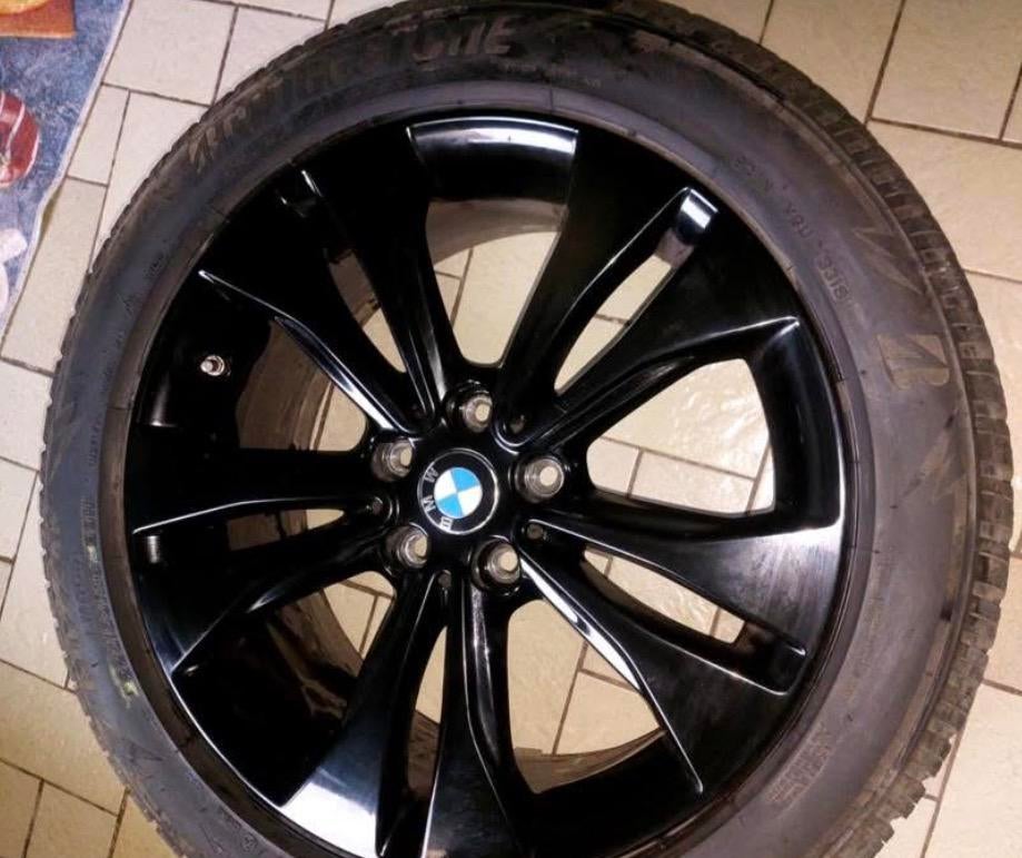 BMW 18 inch zwarte velgen X1, X2, 2 Tourer, Auto-onderdelen, Ophalen, 18 inch, Gebruikt, Winterbanden