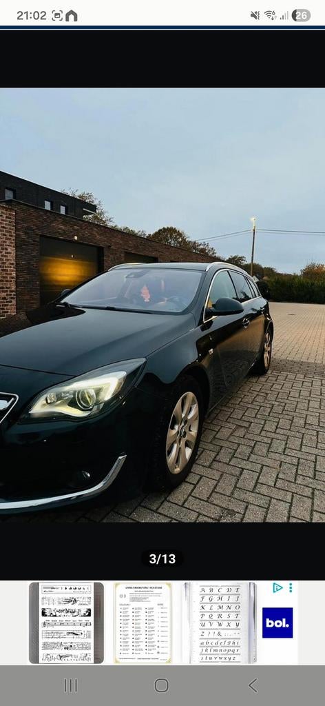 Opel insigna 1.6 diesel euro 6b, Auto's, Opel, Automaat, Leder, Bedrijf, Diesel