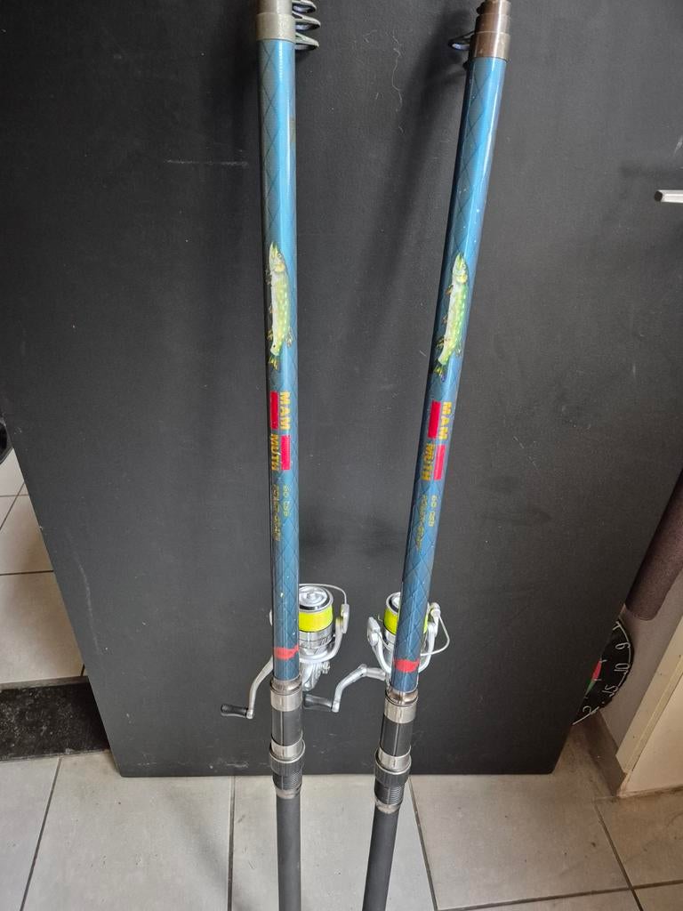 Snoek snoekbaars hengels 6 meter, Ophalen of Verzenden