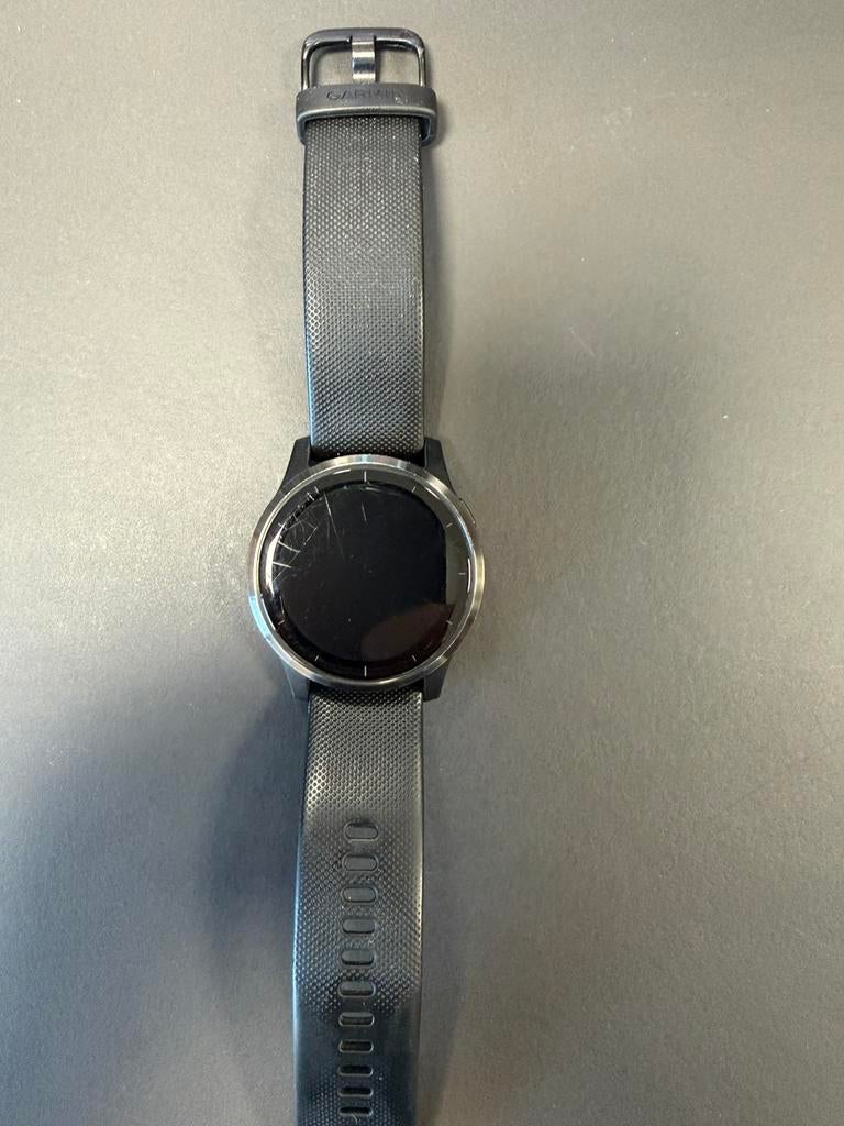 Garmin Vivoactive 4, Handtassen en Accessoires, Smartwatches, Ophalen, Gebruikt, Zwart, Android