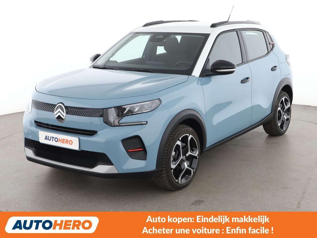 Citroën C3 electric drive 83 kW YOU Plus Paket (bj 2025), Auto's, Stof, Gebruikt, Zwart, Blauw