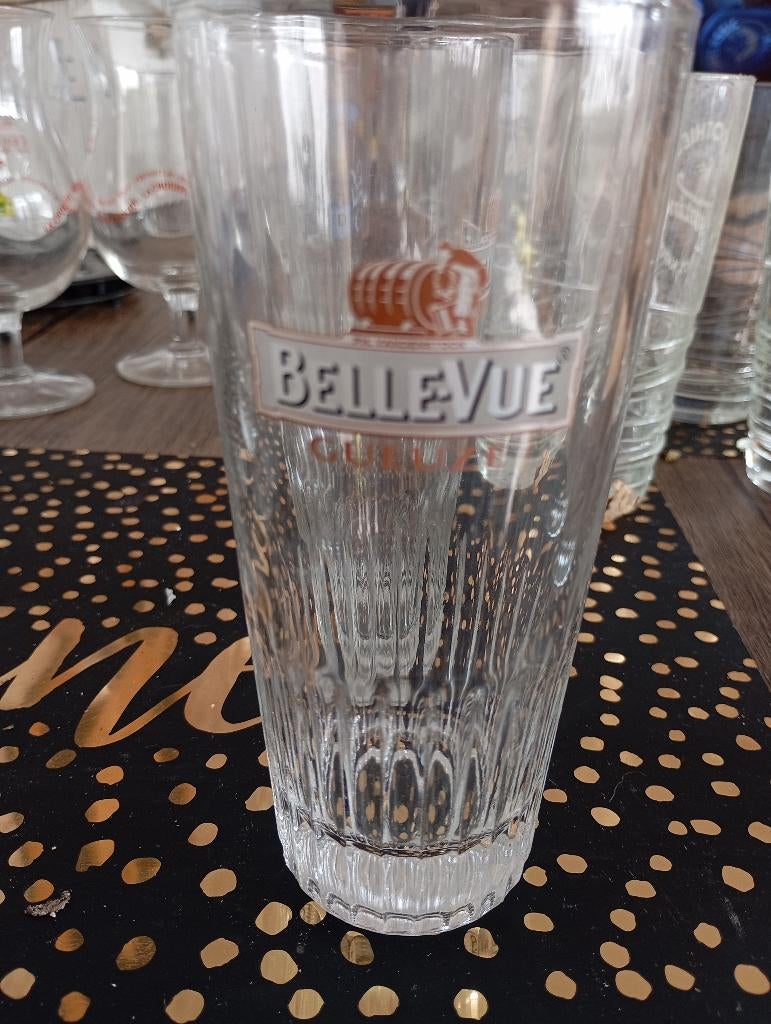 2 verre Geuze Bellevue, Collections, Enlèvement, Neuf, Verre à bière