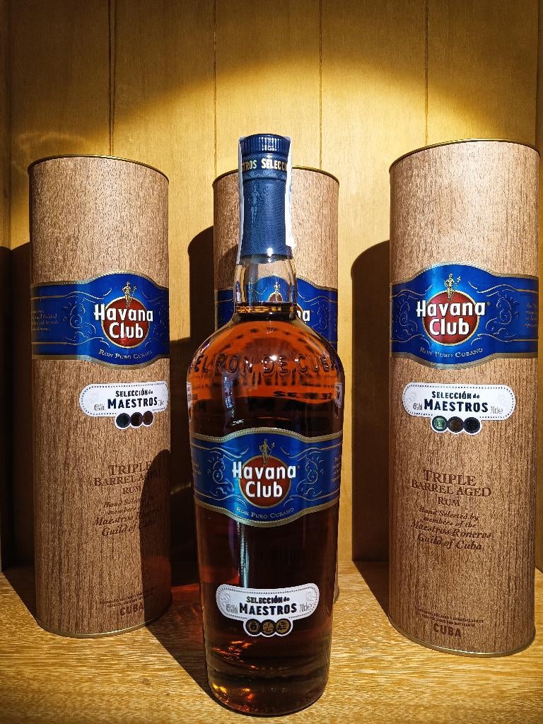 Sélection de rhums Havana Club de Maestros 2018, Collections, Neuf, Enlèvement ou Envoi, Pleine, Autres types