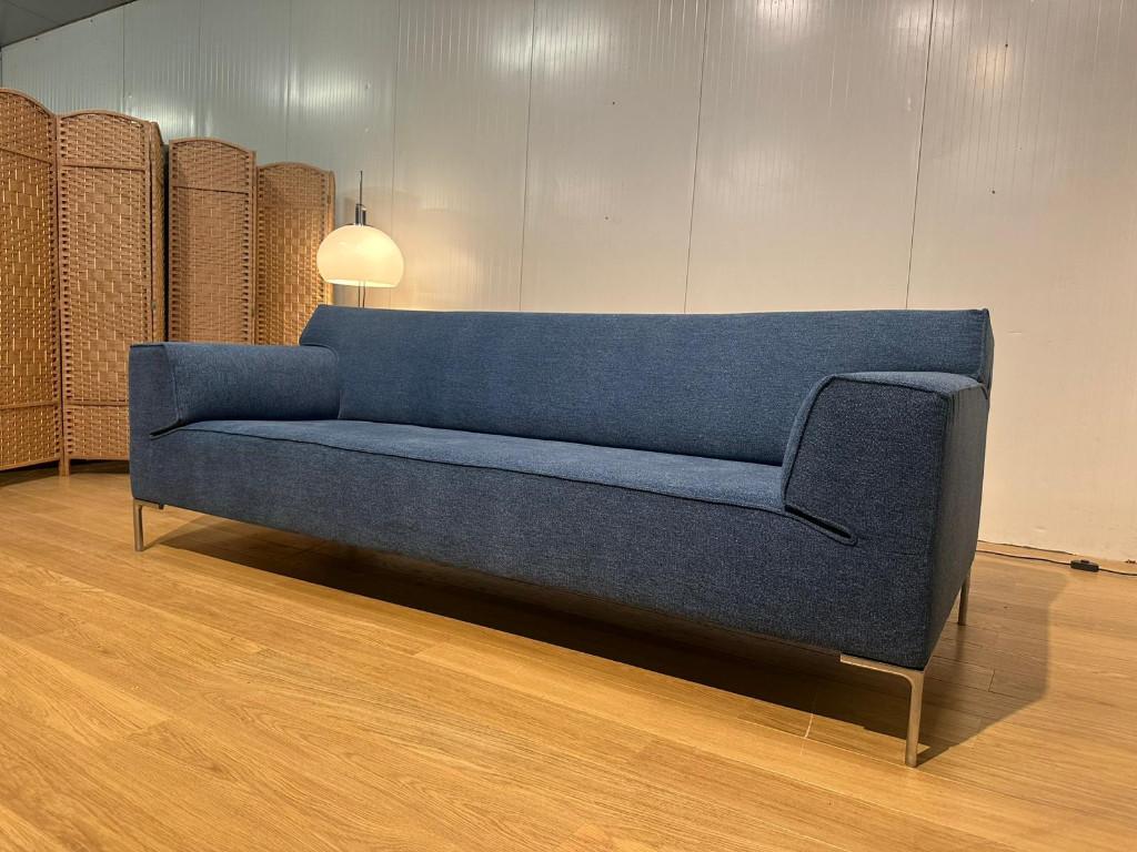NIEUW Design on Stock Bloq 2.5 Blauw + GARANTIE, 75 tot 100 cm, Ophalen of Verzenden, Rechte bank, Bankstel Bank Zetels Sofa Hoekbank Design bank