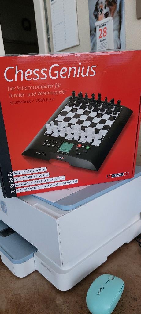 Elektronisch schaakspel, Hobby en Vrije tijd, Gezelschapsspellen | Bordspellen, Nieuw, Een of twee spelers, Ophalen