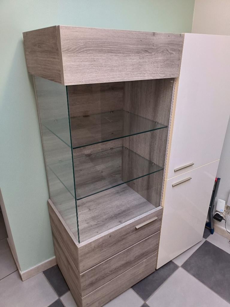 Armoire, 25 à 50 cm, Comme neuf, 100 à 150 cm, Verre