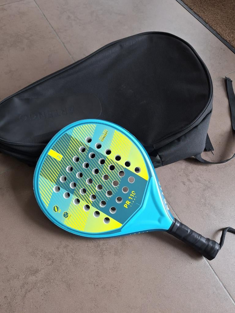 Padelracket kids + rugzak, Sport en Fitness, Padel, Ophalen, Zo goed als nieuw, Padelracket