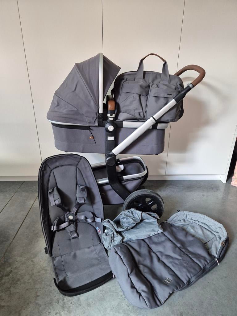 Joolz Day 3 + accessoires, Kinderen en Baby's, Kinderwagens en Combinaties, Gebruikt, Combiwagen, Verstelbare duwstang, Ophalen