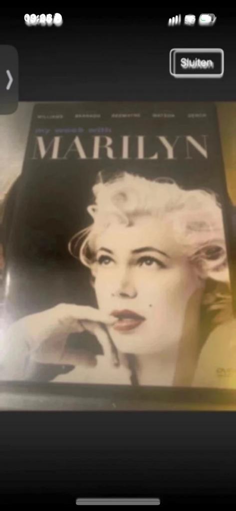 Marilyn DVD, Cd's en Dvd's, Ophalen, Zo goed als nieuw
