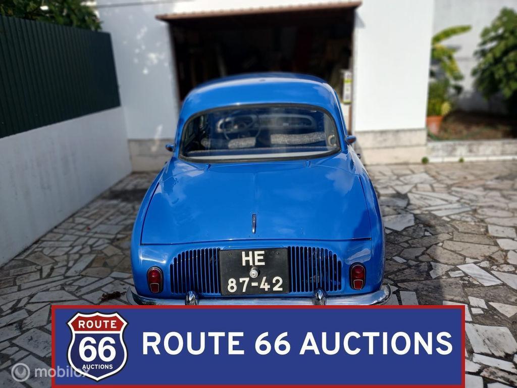 Renault Dauphine | 1960 | Route 66 Auctions, Renault, Zwart, Bedrijf, Handgeschakeld