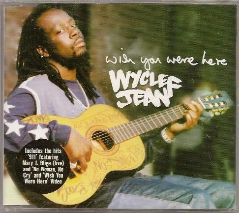 WYCLEF JEAN - WISH YOU WERE HERE - (PINK FLOYD  BOB MARLEY)), Maxi-single, Comme neuf, 1 single, Hip-hop et Rap