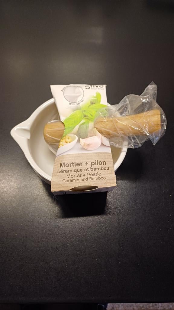 stenen vijzel, Huis en Inrichting, Ophalen of Verzenden, Nieuw