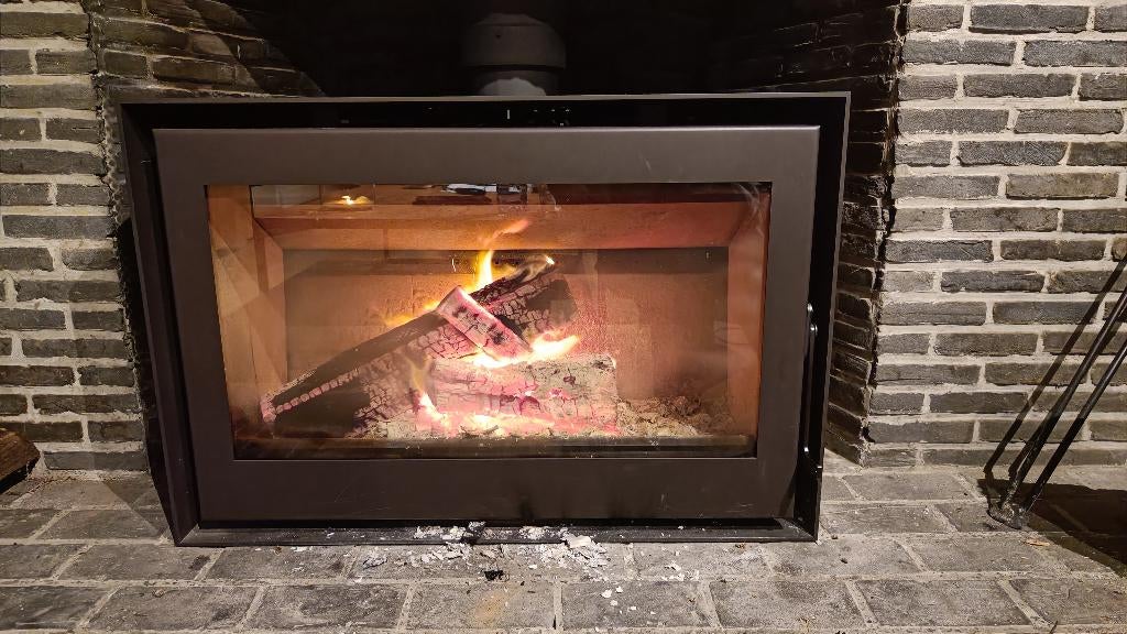 haard casette, Huis en Inrichting, Haarden, Gebruikt, Houthaard, Ophalen