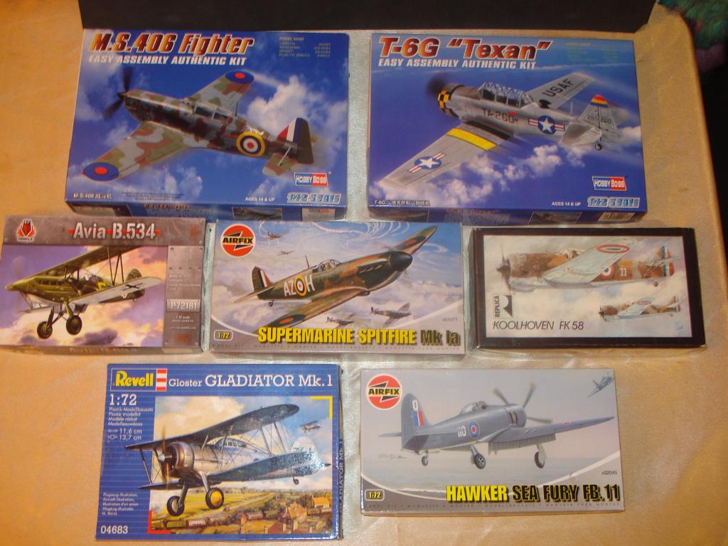 AIRFIX, REVELL Lot de 7 Maquettes Neuves d'Avions de Combat, Neuf, Enlèvement ou Envoi, Revell, 1:72 à 1:144