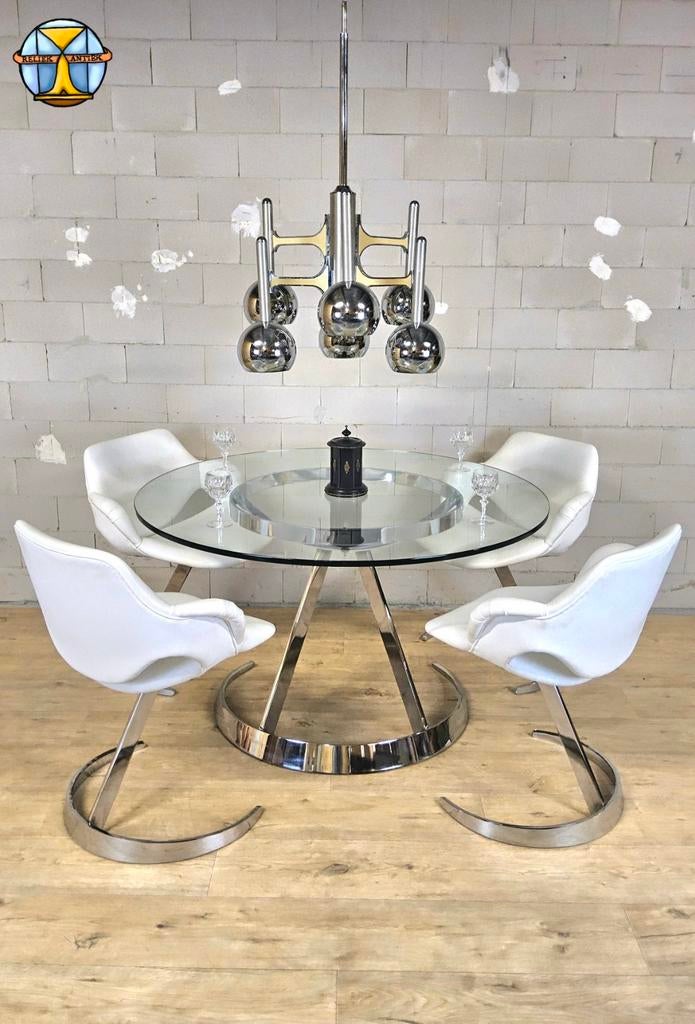 Ensemble de salle à manger design vintage Boris Tabacoff Fra, Maison & Meubles, Salles à manger complètes, Enlèvement ou Envoi