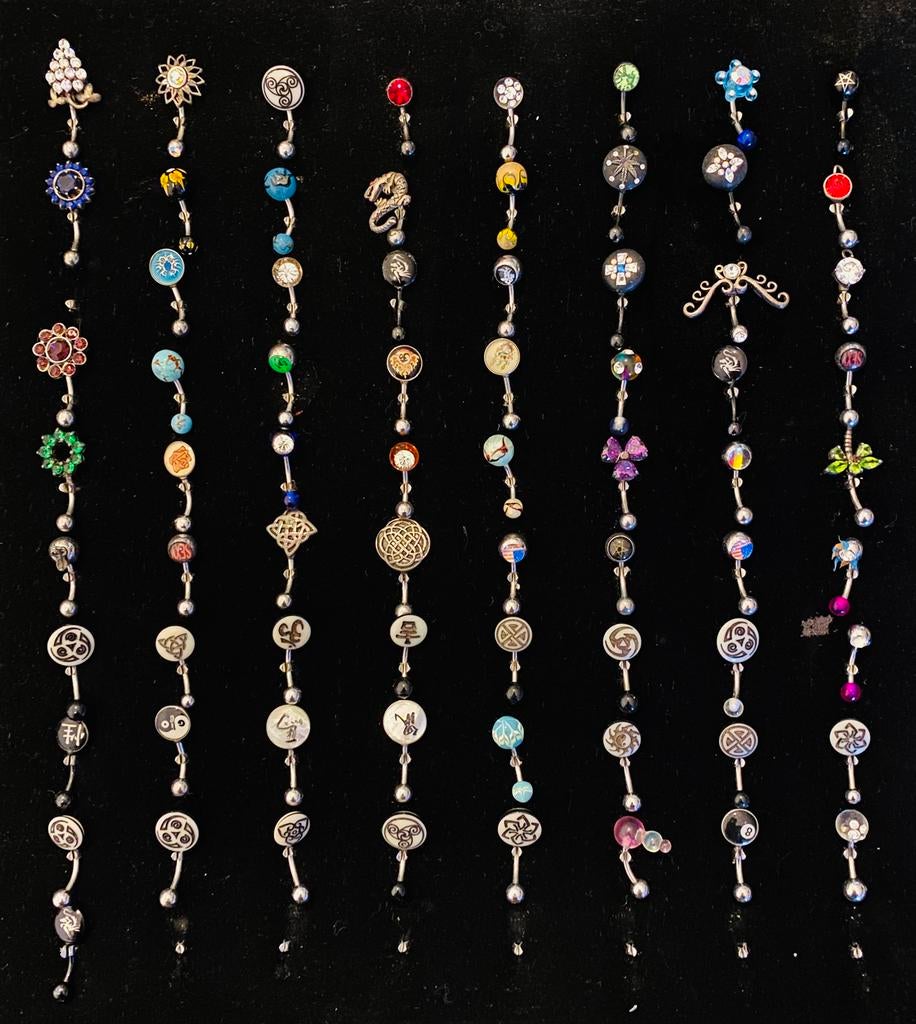 Verschillende jewelry navelpiercing roestvrij staal, Handtassen en Accessoires, Piercings, Ophalen, Nieuw, Staal, Navelpiercing