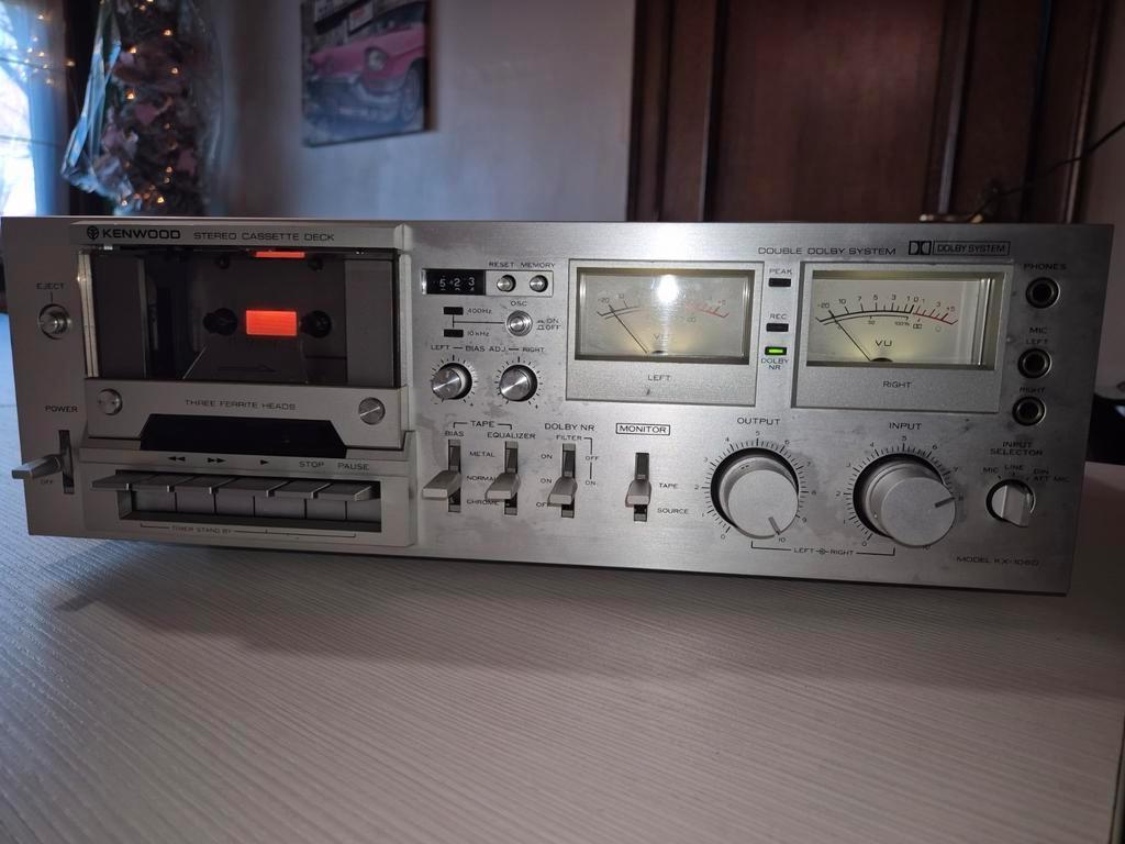Kenwood kx 1060 3 koppen deck, Audio, Tv en Foto, Cassettedecks, Ophalen, Kenwood